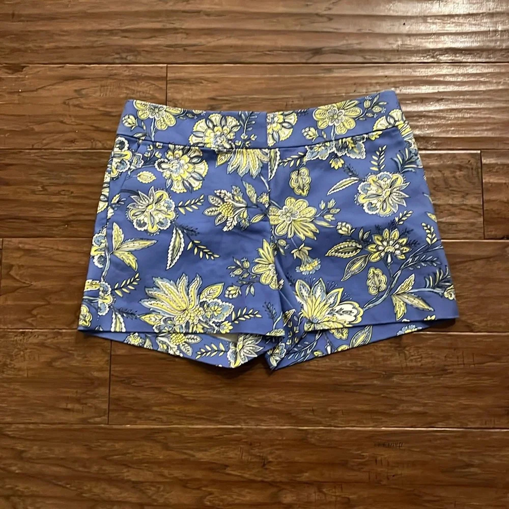 LOFT The Riviera Blue and Green Short Size 2